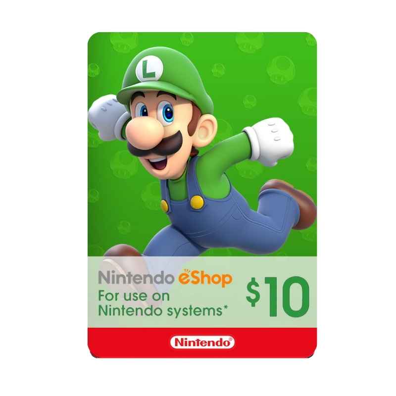 Nintendo GIFT CARD $10 USD