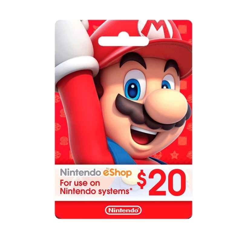 Nintendo GIFT CARD $20 USD